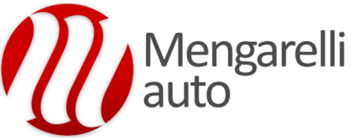 logo Mengarelli auto scritta antracite