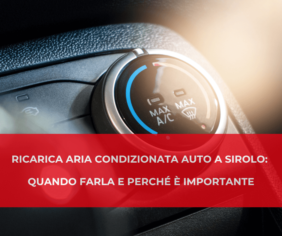Ricarica aria condizionata auto a Sirolo quando farla e perché è importante Mengarelli auto mobile
