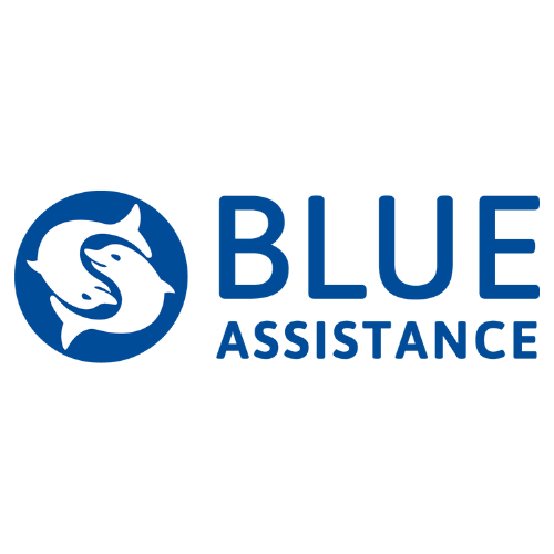 Blue assistance Convenzioni noleggio auto sostitutiva Mengarelli Auto Sirolo logo che rappresenta una delle convenzioni assicurative noleggio auto sostitutiva Mengarelli Auto Sirolo Blue Assistance